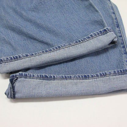 26春夏 XL STRAIGHT バギー デニムパンツ / A8701-0042 / ワイド ストレート ウエストベルト コットン