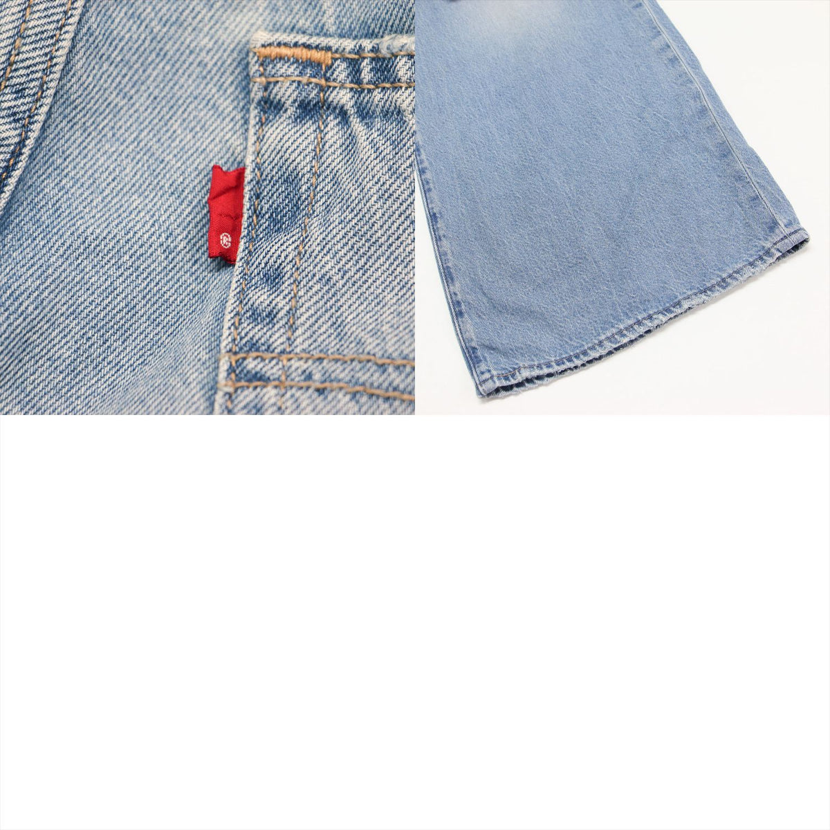 26春夏 XL STRAIGHT バギー デニムパンツ / A8701-0042 / ワイド ストレート ウエストベルト コットン