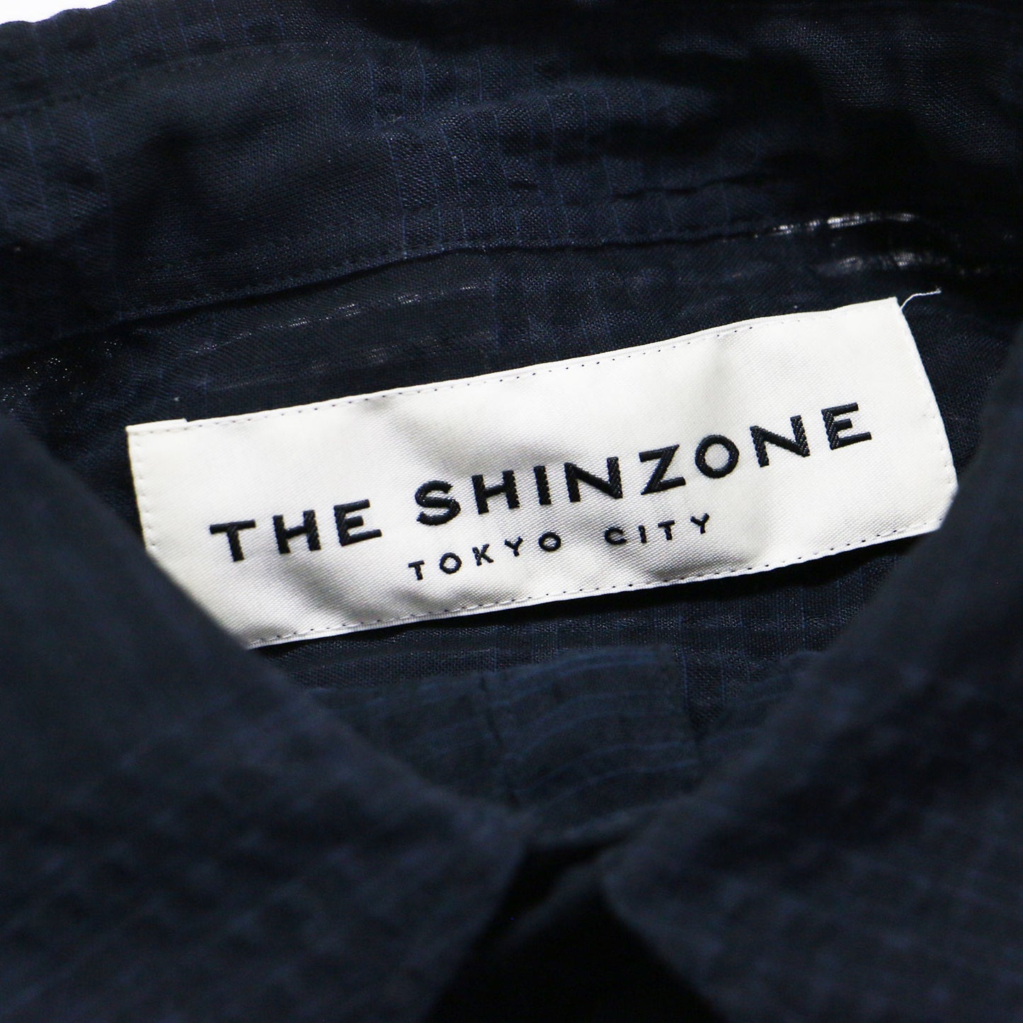 24春夏 シアー ワイド シャツ / SHEER WIDE SHIRTS ブラウス レギュラーカラー 半袖 チェック柄 コットン