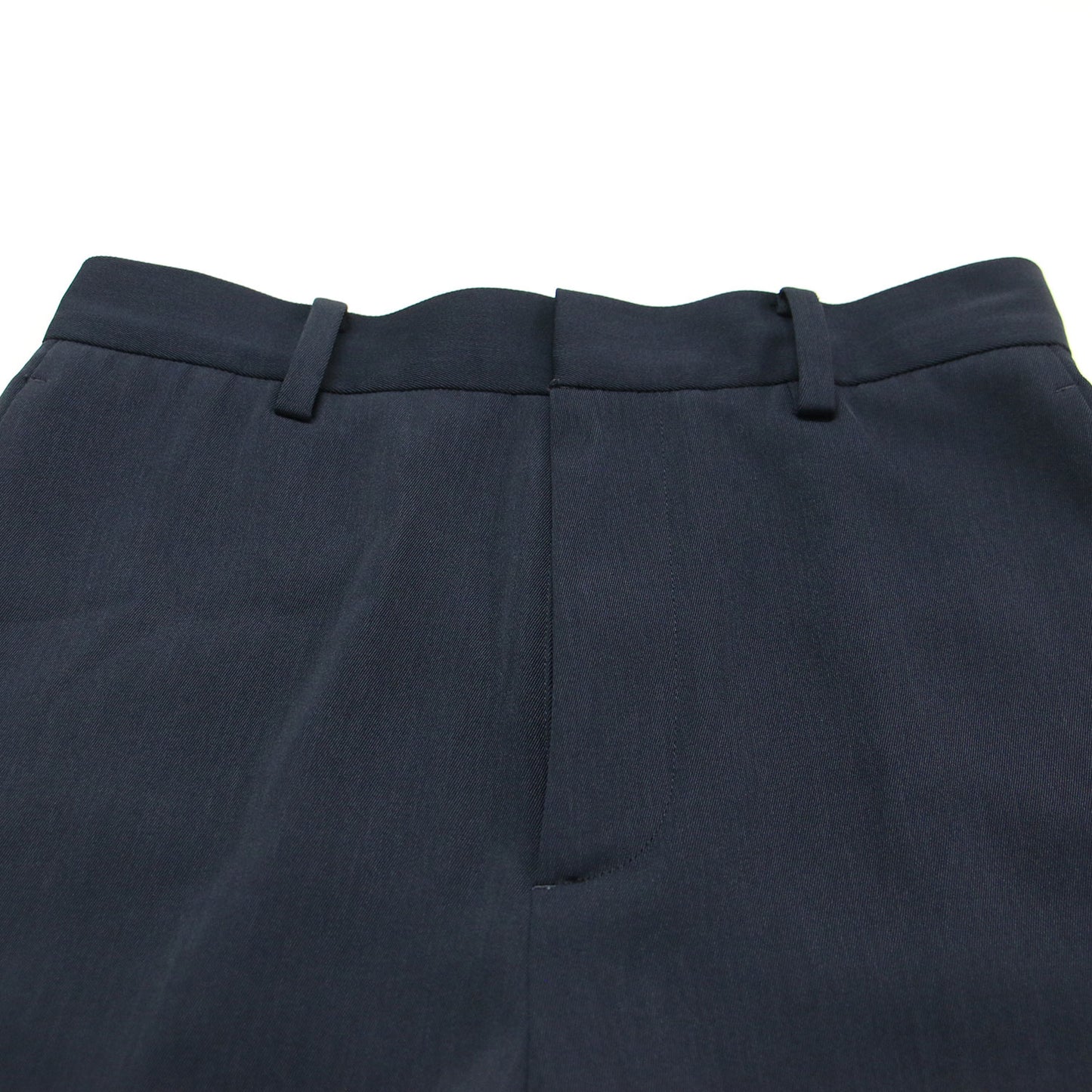 23秋冬 ツイル セミフレア パンツ / スラックス センタープレス