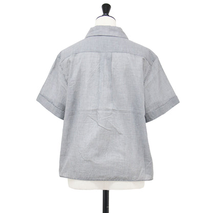26春夏 ソフト コットン チェック シャツ / SOFT COTTON CHECK SHIRT プルオーバー ショート丈 半袖 総柄 薄手 バックヨーク ウォッシャブル