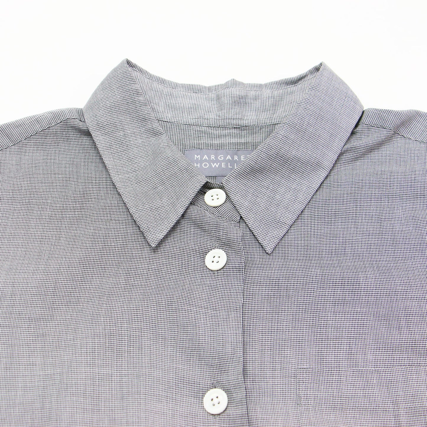 26春夏 ソフト コットン チェック シャツ / SOFT COTTON CHECK SHIRT プルオーバー ショート丈 半袖 総柄 薄手 バックヨーク ウォッシャブル