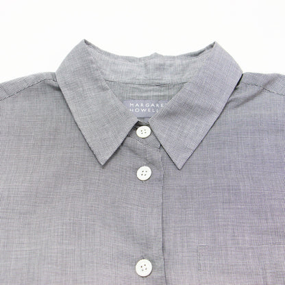 26春夏 ソフト コットン チェック シャツ / SOFT COTTON CHECK SHIRT プルオーバー ショート丈 半袖 総柄 薄手 バックヨーク ウォッシャブル