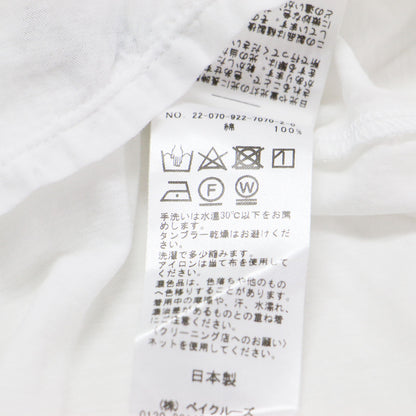 ヘムカットソー / プルオーバー ラウンドネック 長袖 薄手 コットン ウォッシャブル
