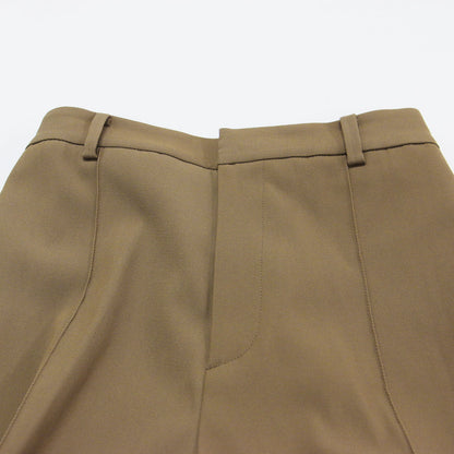 サイドジップ テーパードパンツ / Side Zip Pants センタープレス ギャザー スリット