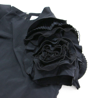 26春夏 ローズ スリーブ トップ / Vol.2 Rose Sleeve Top プルオーバー ラウンドネック 半袖 薔薇 モチーフ チュール プリーツ フリル バックホック