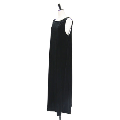 24春夏 2WAY ベロア ロングワンピース / VELVET OPEN BACK DRESS ドレス ノースリーブ フレア