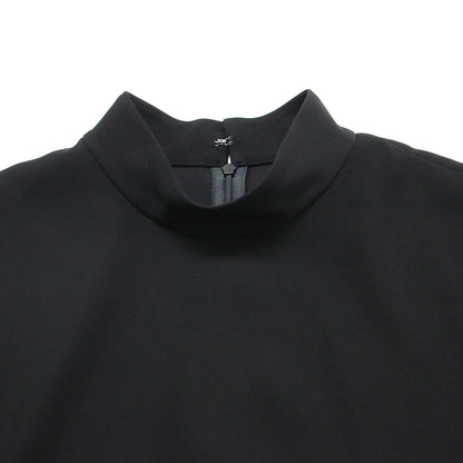 26春夏 ハイネック ワイド プルオーバー/ HIGH-NECK WIDE PULLOVER 長袖 チュニック丈 バックファスナー