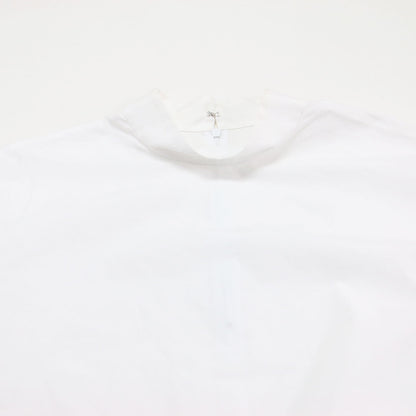 26春夏 ソフトコットン ハイネック ワイドプルオーバー / Soft COTTON P.O 300JS230-0091 / ブラウス 長袖 チュニック丈 ドロップショルダー バックファスナー コットン