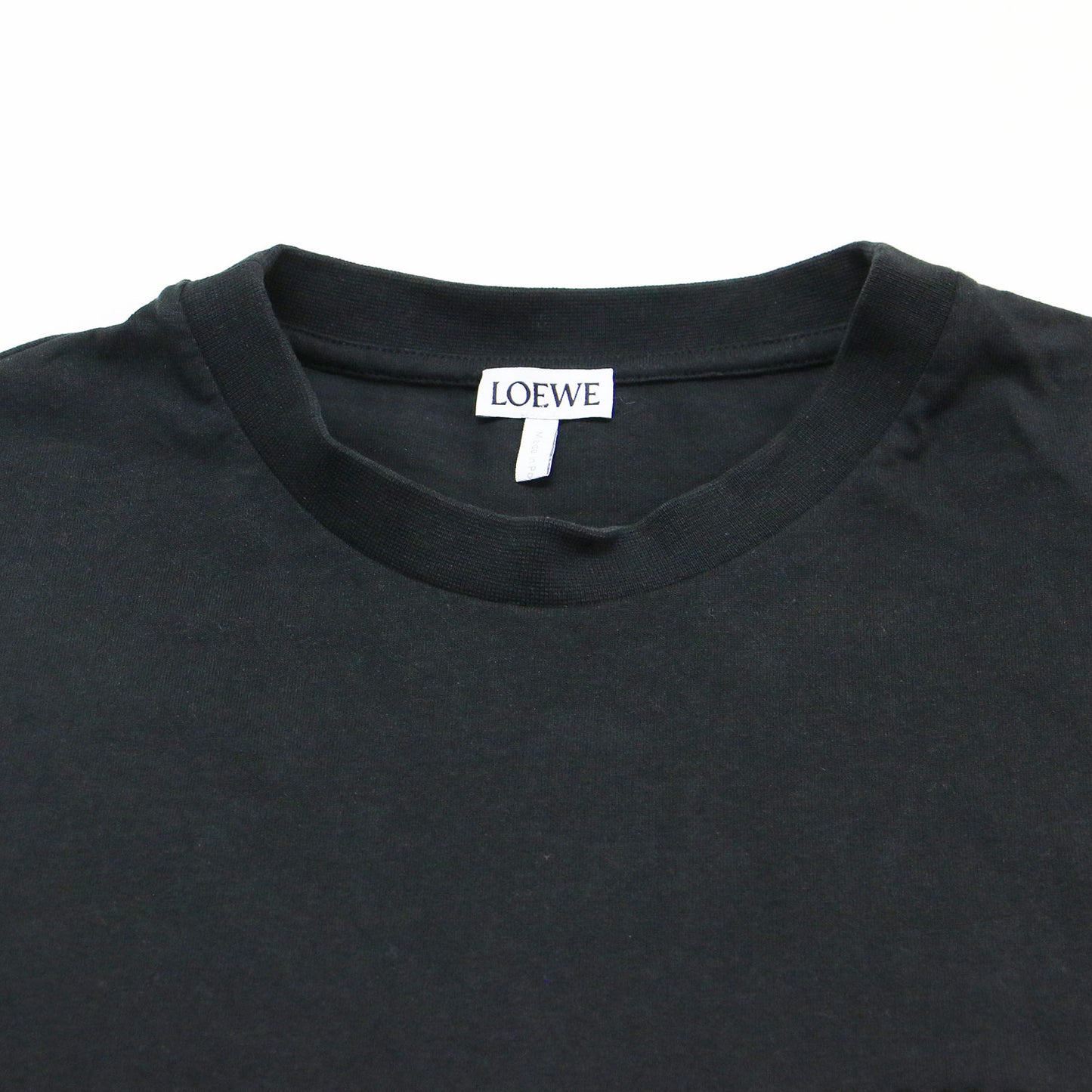 24春夏 アナグラム刺繍Tシャツ / プルオーバー ラウンドネック 半袖 エンブレム ブランドマーク コットン ウォッシャブル