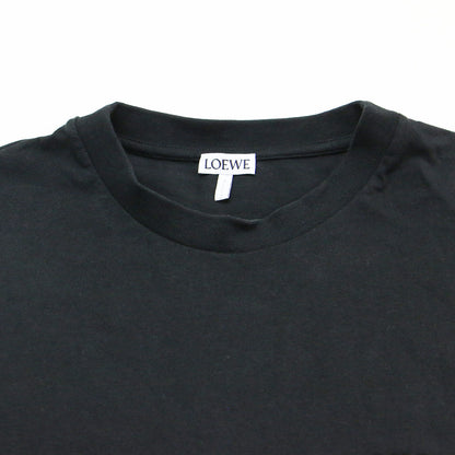 24春夏 アナグラム刺繍Tシャツ / プルオーバー ラウンドネック 半袖 エンブレム ブランドマーク コットン ウォッシャブル
