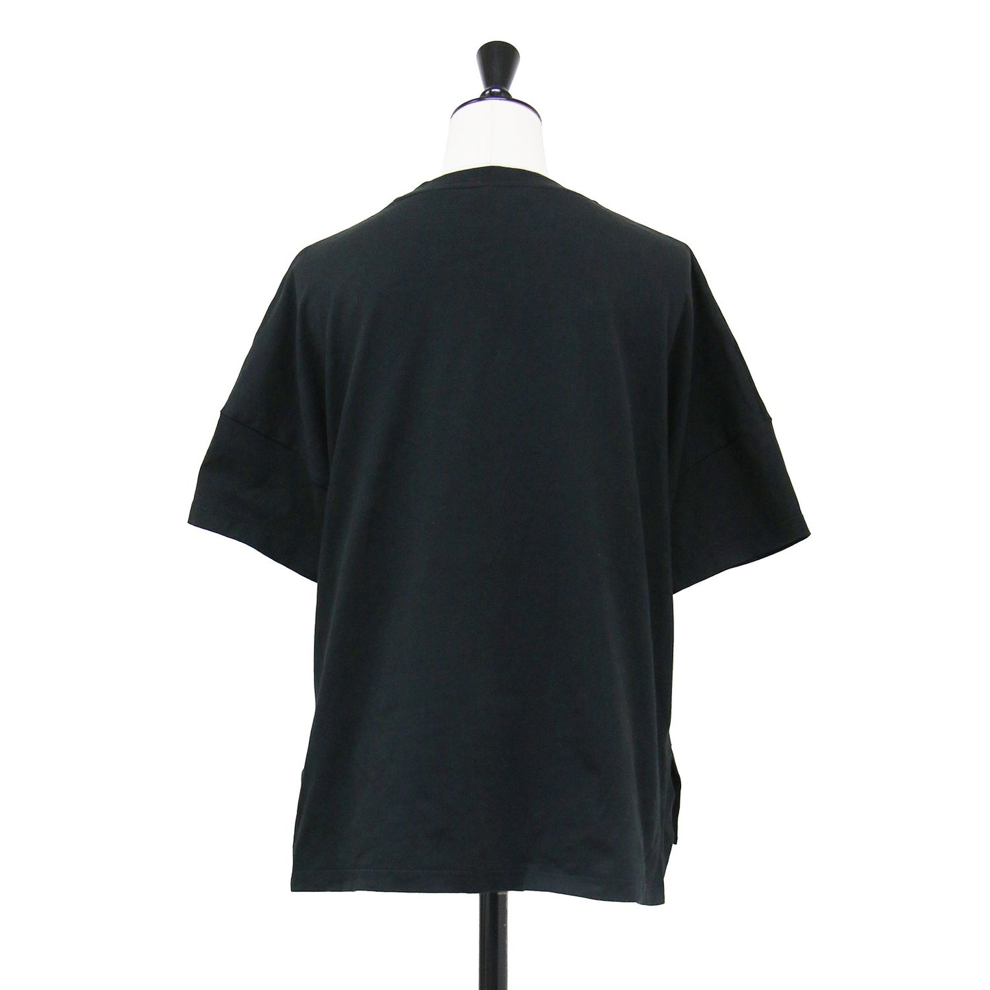 24春夏 アナグラム刺繍Tシャツ / プルオーバー ラウンドネック 半袖 エンブレム ブランドマーク コットン ウォッシャブル
