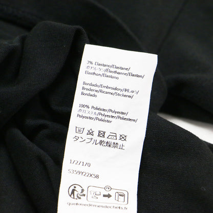 24春夏 アナグラム刺繍Tシャツ / プルオーバー ラウンドネック 半袖 エンブレム ブランドマーク コットン ウォッシャブル