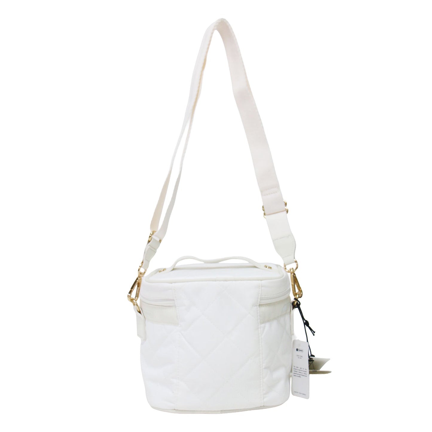× 神崎恵さん コラボ 23春夏 バニティ ショルダー バッグ / VANITY SHOULDER BAG ポーチ スクエア型 2WAY ワンハンドル クロスボディ キルティング ダブルファスナー