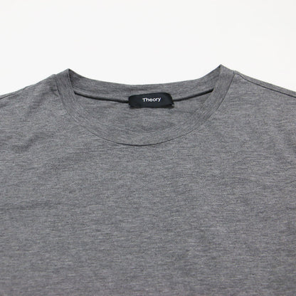 25秋冬 コットン スリムフィット ショートスリーブ Tシャツ / Apex Tee P プルオーバー 半袖 コンパクト クルーネック 微光沢 無地