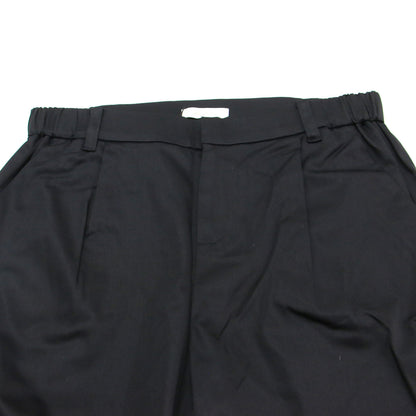 23春夏 裾ねじり テーパードパンツ / スラックス ジップフライ ギャザー