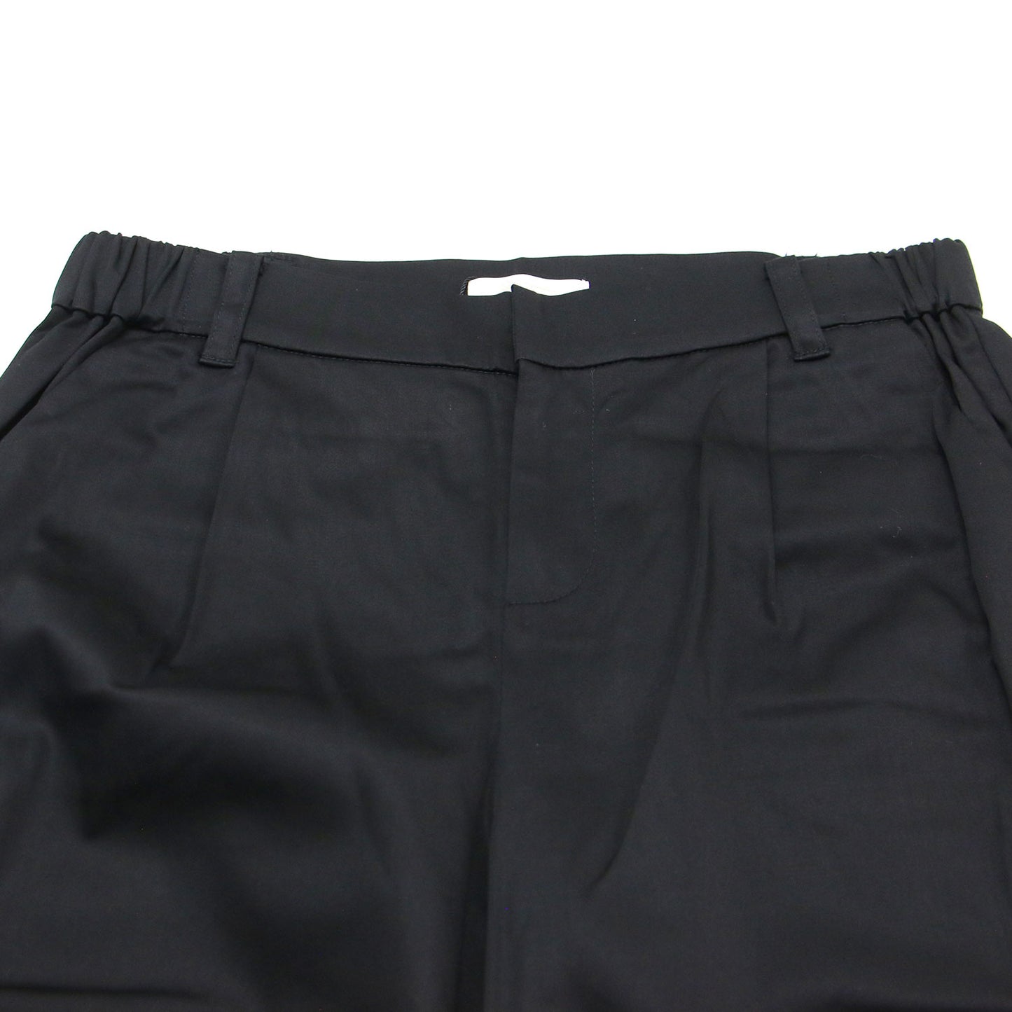 23春夏 裾ねじり テーパードパンツ / スラックス ジップフライ ギャザー