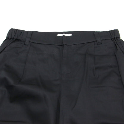 23春夏 裾ねじり テーパードパンツ / スラックス ジップフライ ギャザー
