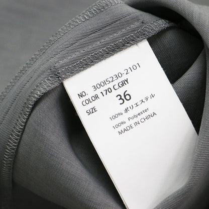 25春夏 ドレープ ジャケット / DRAPE JACKET 長袖 ミドル丈 ノーカラー アシンメトリー 変形 リラクシーシルエット