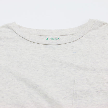 POCKET Tシャツ / プルオーバー 半袖 ミドル丈 クルーネック 胸ポケット コンパクト コットン