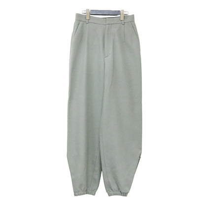 ミリタリー ジップパンツ / MILITARY ZIP PANTS テーパードシルエット ゴールド金具 ウール
