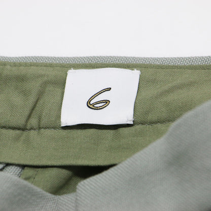 ミリタリー ジップパンツ / MILITARY ZIP PANTS テーパードシルエット ゴールド金具 ウール