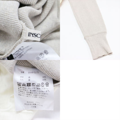 24秋冬 アンダーボレロ / Under Bolero カーディガン 長袖 前後2WAY オフショルダー 切替え リボン ボタン ニット ハイゲージ コットン ウォッシャブル