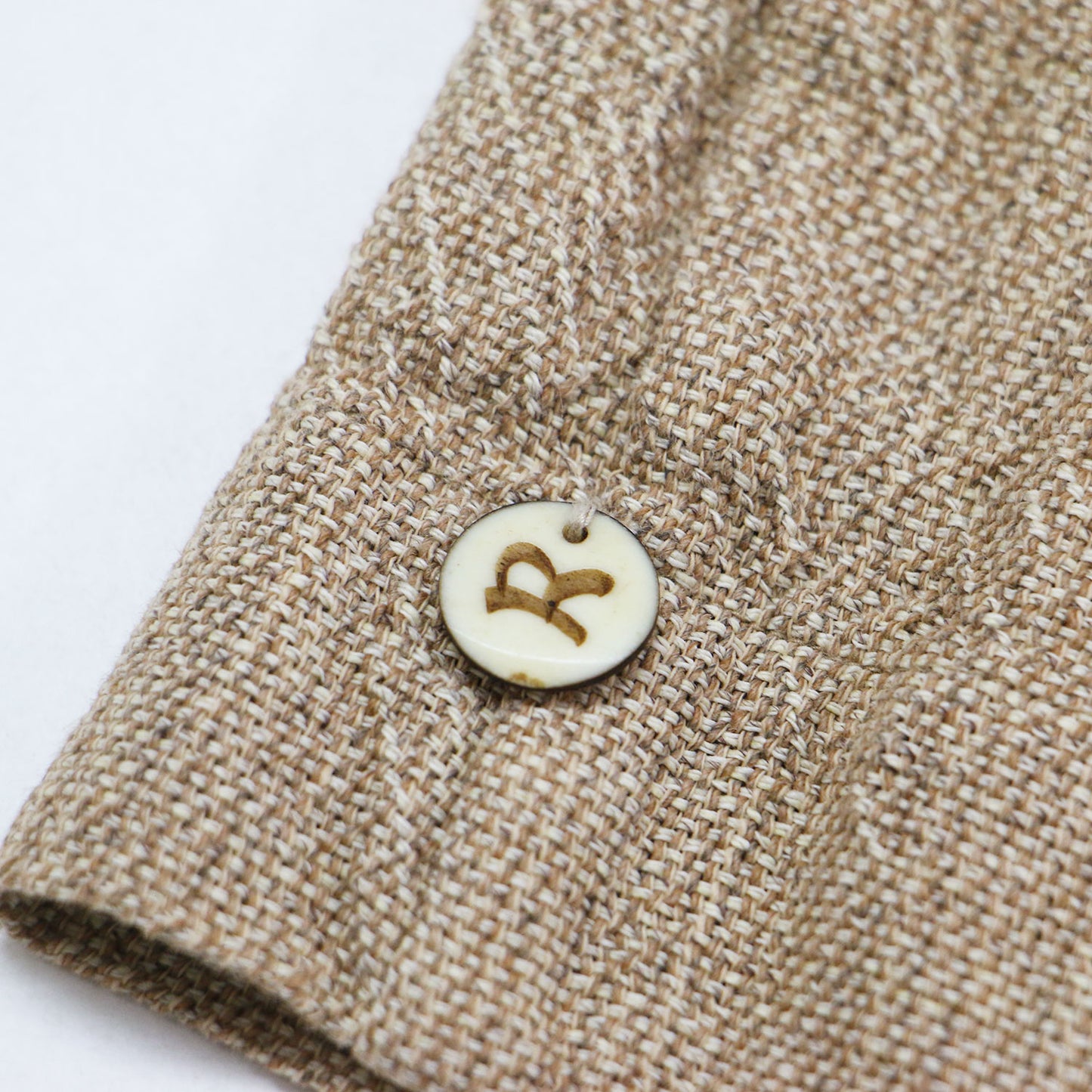 フラワー 刺繍 ツイードブラウス / プルオーバー 半袖 ボートネック アップリケ ロゴ コットン