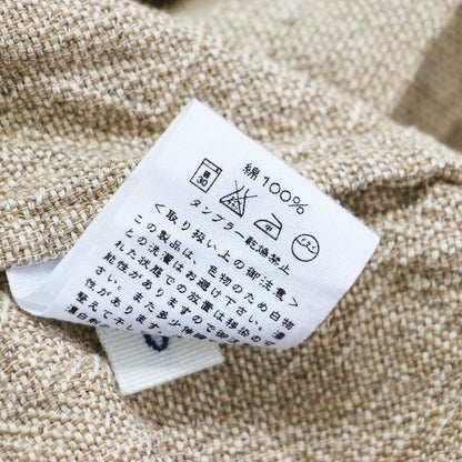 フラワー 刺繍 ツイードブラウス / プルオーバー 半袖 ボートネック アップリケ ロゴ コットン