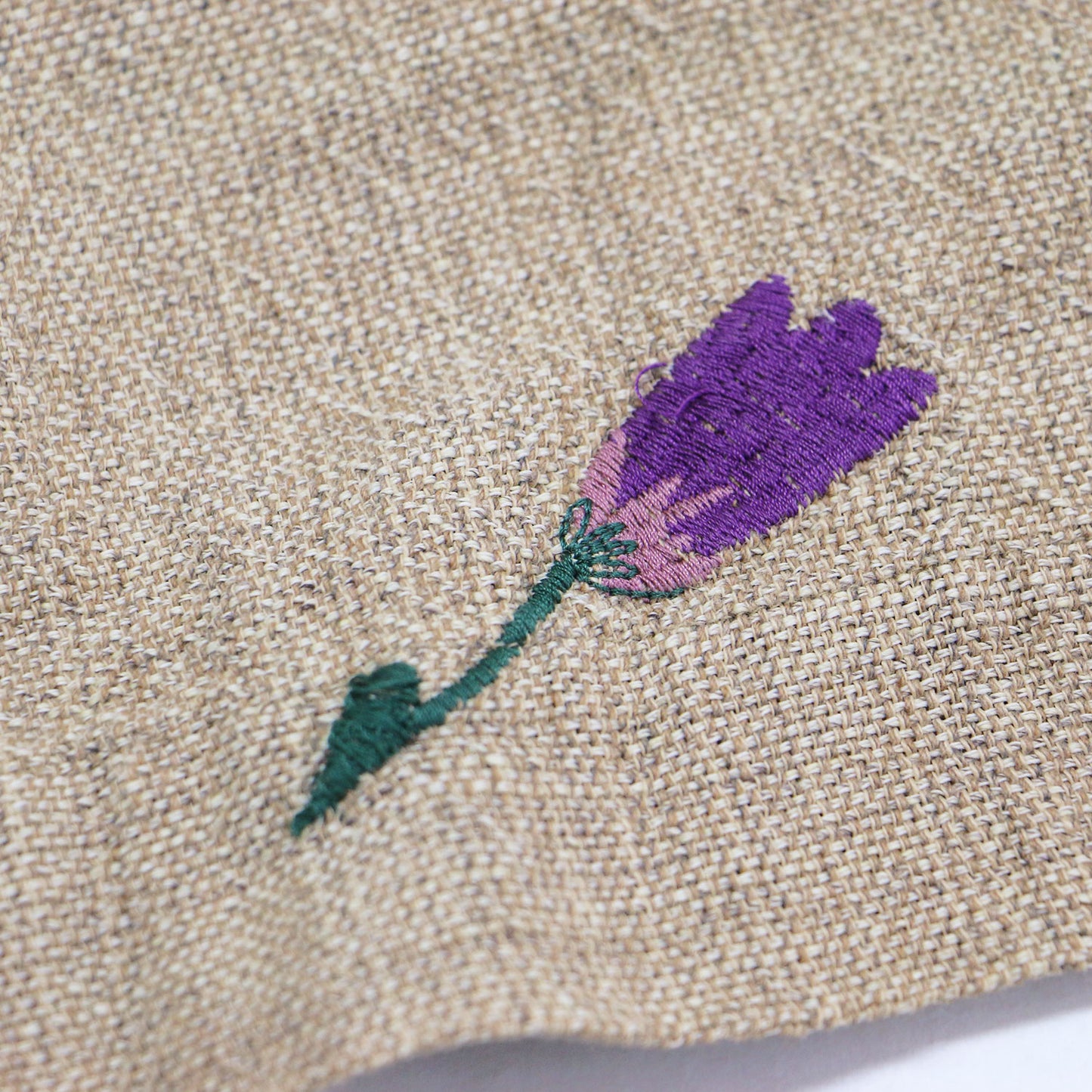 フラワー 刺繍 ツイードブラウス / プルオーバー 半袖 ボートネック アップリケ ロゴ コットン