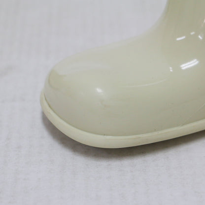 シャインラバー アンクルブーツ / Shine rubber ankle boots レインブーツ スリッポン スクエアトゥ チャンキーヒール ハイヒール プルストラップ