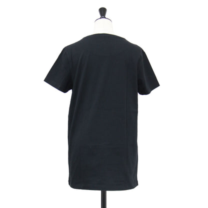 コットン オーバーTシャツ / プルオーバー ラウンドネック 半袖 ロゴ タグ ウォッシャブ