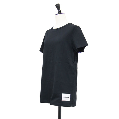 コットン オーバーTシャツ / プルオーバー ラウンドネック 半袖 ロゴ タグ ウォッシャブ
