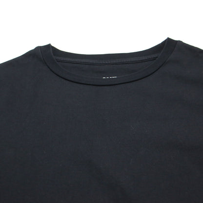 コットン オーバーTシャツ / プルオーバー ラウンドネック 半袖 ロゴ タグ ウォッシャブ