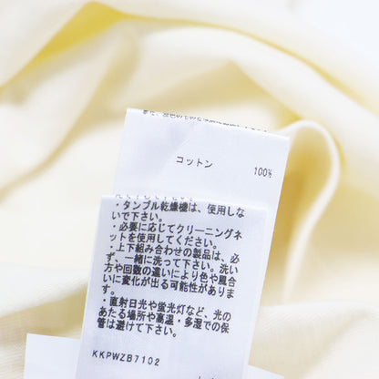 コットン オーバーTシャツ / プルオーバー ラウンドネック 半袖 ロゴ タグ ウォッシャブル