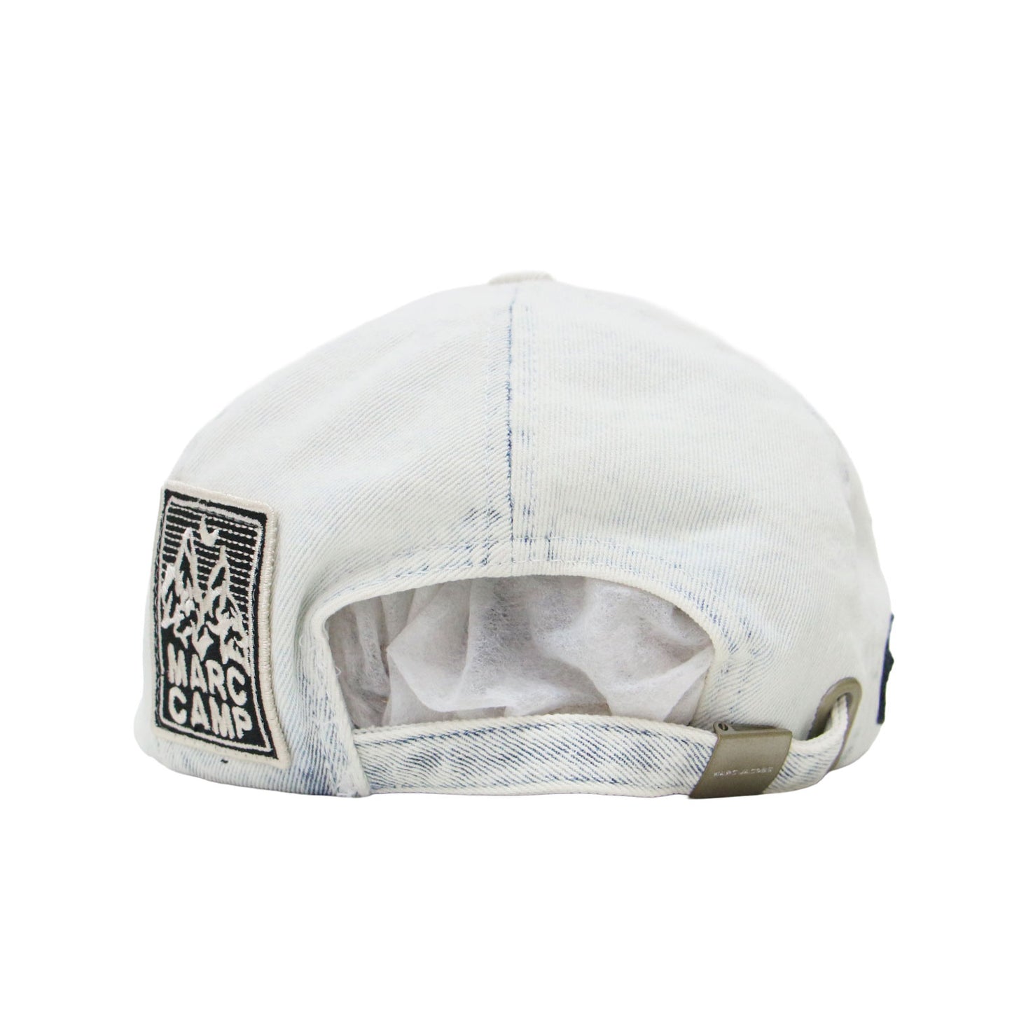 ザ タトゥー パッチ デニム キャップ / THE TATTOO PATCH DENIM CAP 帽子 アジャスタブル フラワー ハンドサイン 刺繍ロゴ ワッペン アップリケ コットン