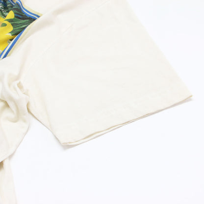 26春夏 サン ポスター ビッグ ティー / SUN POSTER BIG TEE プルオーバー オーバーサイズ ラウンドネック 半袖 ドロップショルダー ヴィンテージ加工 グラフィック サイドスリット ブランドタグ ウォッシャブル