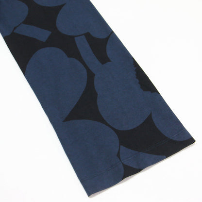 ウニッコ トロンッピ コットンジャージー ドレス / Unikko Tromppi cotton jersey dress ワンピース 長袖 ロング丈 クルーネック Aライン 花柄 総柄