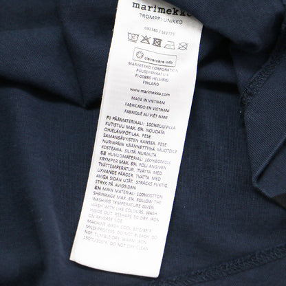 ウニッコ トロンッピ コットンジャージー ドレス / Unikko Tromppi cotton jersey dress ワンピース 長袖 ロング丈 クルーネック Aライン 花柄 総柄