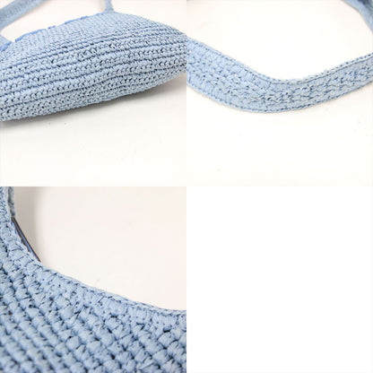 25春夏 日本限定 ブルックリン ショルダー バッグ28 / ハンドバッグ ラウンド型 ワンショルダー ブランドロゴ 刺繍 タグ マグネット開閉 ストロー レザー