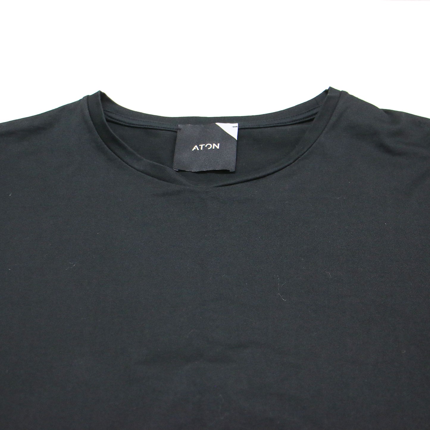 ラウンドヘム チュニック Tシャツ / SUVIN 60/2 ROUND HEM T-SHIRT カットソー 5分袖 クルーネック スリット