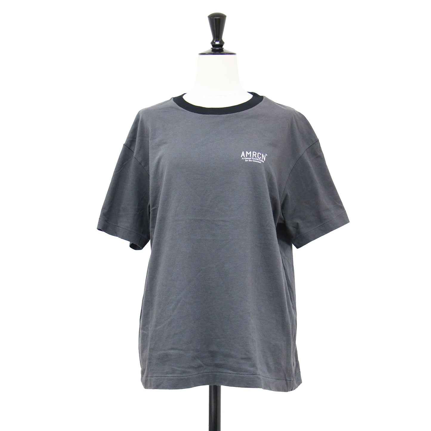 × BEAUTY&YOUTH 別注 25春夏 ロゴ リンガーTシャツ / カットソー 半袖 クルーネック コットン