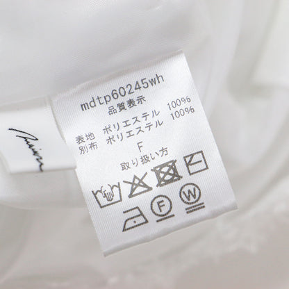26春夏 ケープ フレア トップス / ブラウス クルーネック ペプラム シャギー