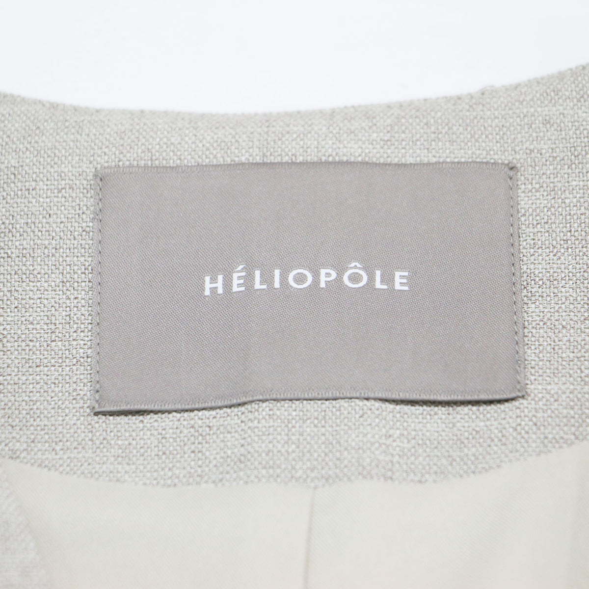 25春夏 フェイク リネン ビッグ ジレ / FAUX LINEN BIG GILLET 15003071025HN / ベスト Vネック ノーカラー