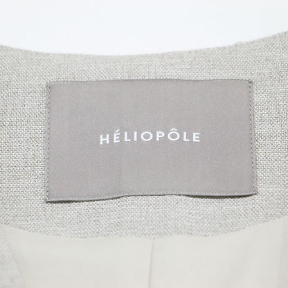 25春夏 フェイク リネン ビッグ ジレ / FAUX LINEN BIG GILLET 15003071025HN / ベスト Vネック ノーカラー