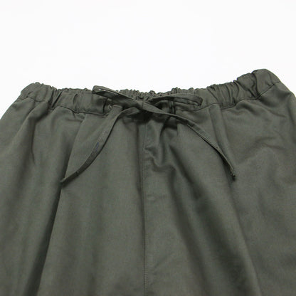 26春夏 クールモーション ツイル パンツ / 2511F04008 / カーゴパンツ ワイド ウエストゴム裾ゴム コットン