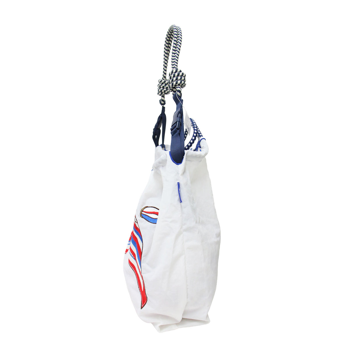 SAN.SCARF Mサイズ トートバッグ P.STRAP パラコードストラップ セット / エコバッグ ショルダーバッグ ショッピングバッグ 肩掛け スカーフ柄 刺繍
