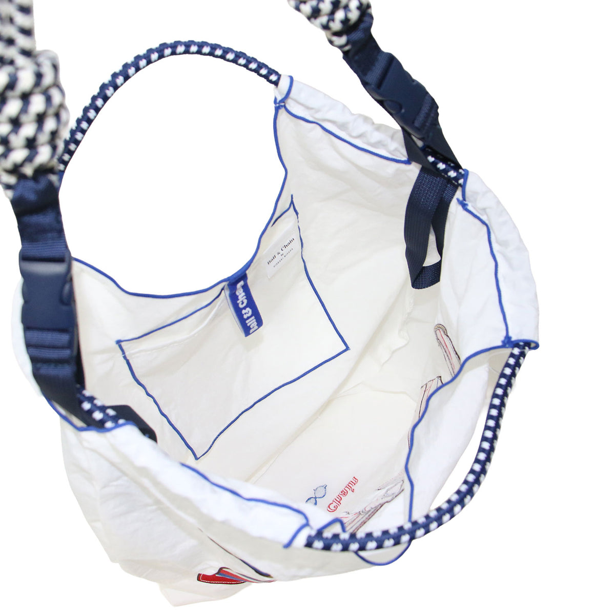SAN.SCARF Mサイズ トートバッグ P.STRAP パラコードストラップ セット / エコバッグ ショルダーバッグ ショッピングバッグ 肩掛け スカーフ柄 刺繍