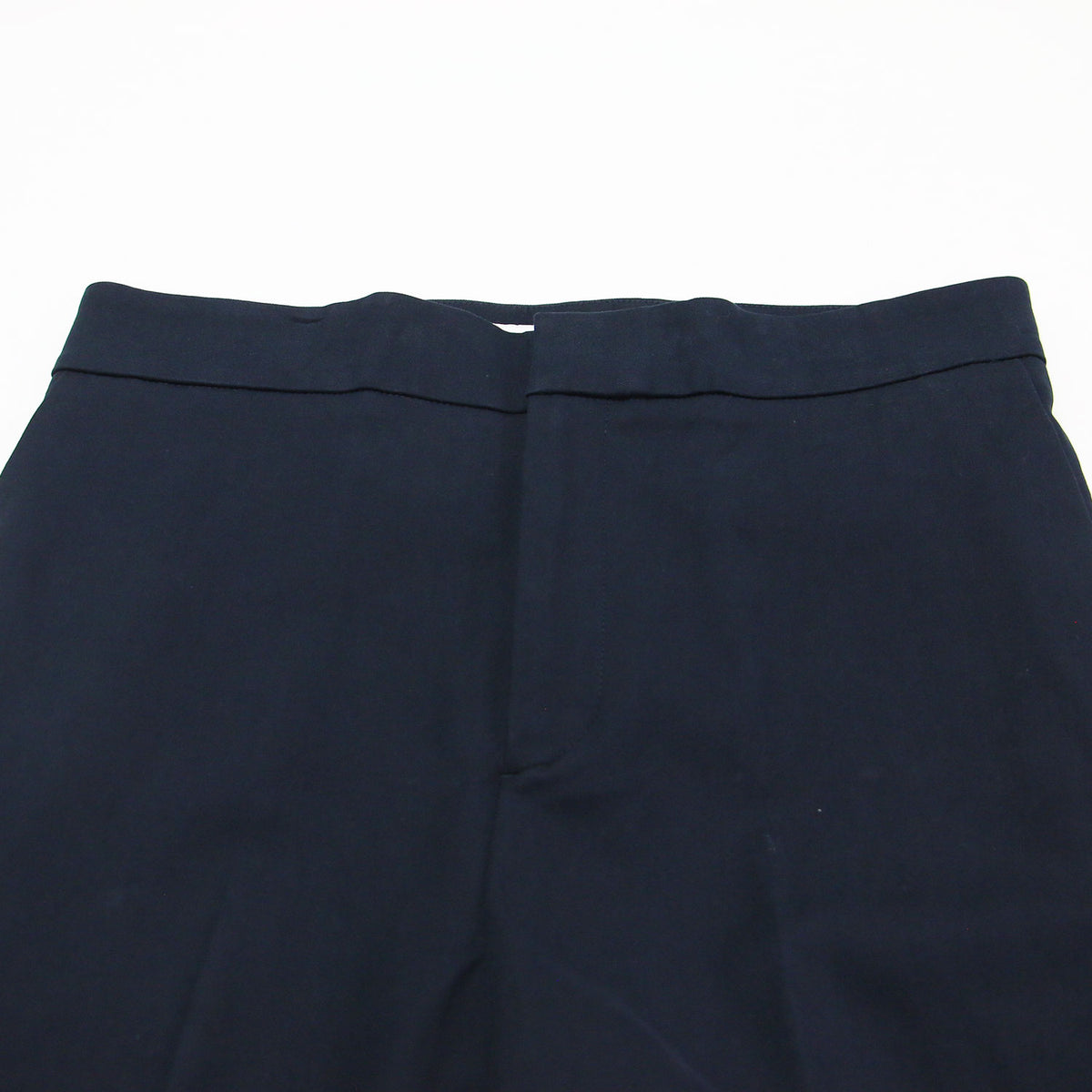 コットン ダブルクロス パンツ / スラックス テーパード アンクル丈 ストレッチ