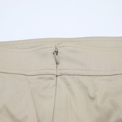 25秋冬 ストレッチブロード タック フレア パンツ / ガウチョパンツ Aライン コットン